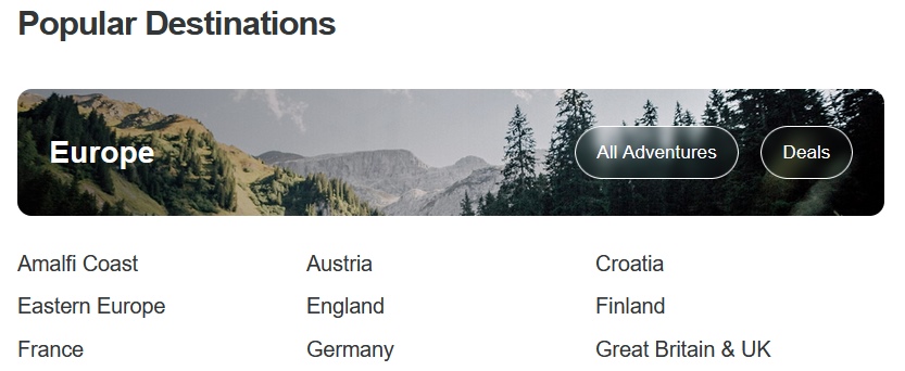 Europe tours 2024, best offers to Europe