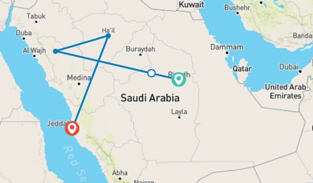 Tailor-Made-Saudi-Arabia-Family-Tour-Daily-Departure-Private-Guide-map