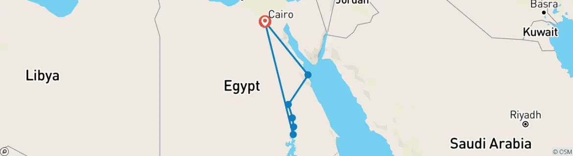 9 Days Nile Jewel Cairo, Cruise, Hurghada Superior hotels