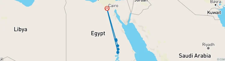 Queen Cleopatra - 7 days map